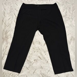 Talbots Woman Black Heritage Plus Size Trousers Size 16W